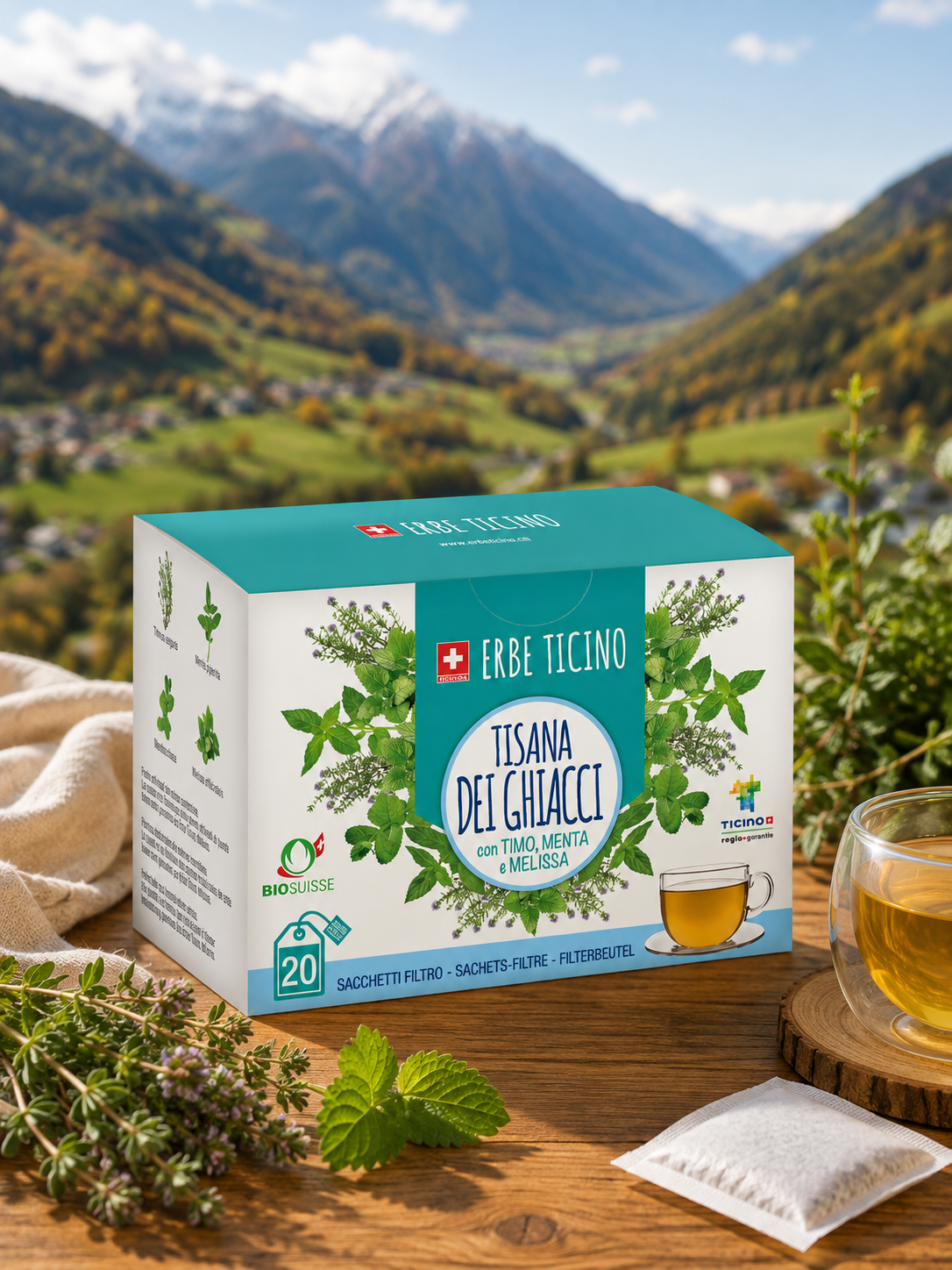 Tisana dei Ghiacci – Timo, Menta e Melissa