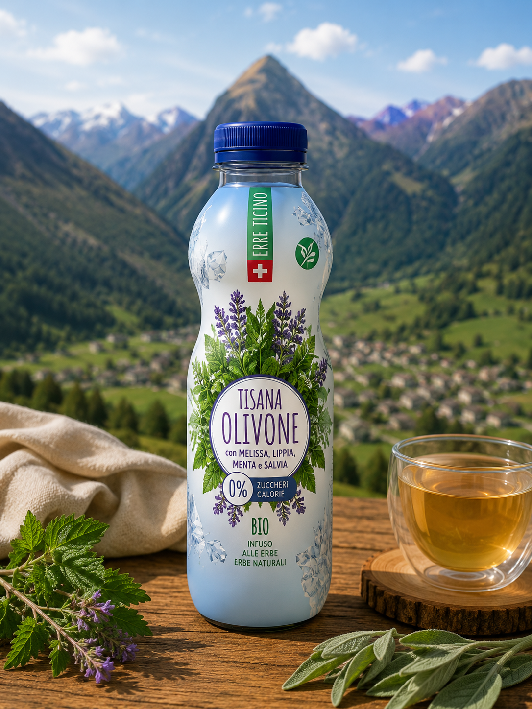 Tisana Olivone ZERO – 6 PET × 50cl
