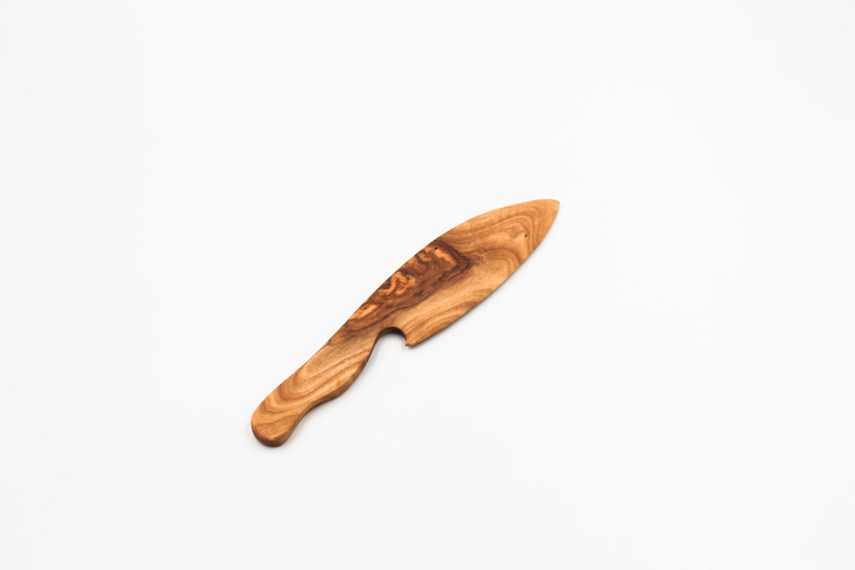 Coltello da burro in legno d'ulivo – foto 4