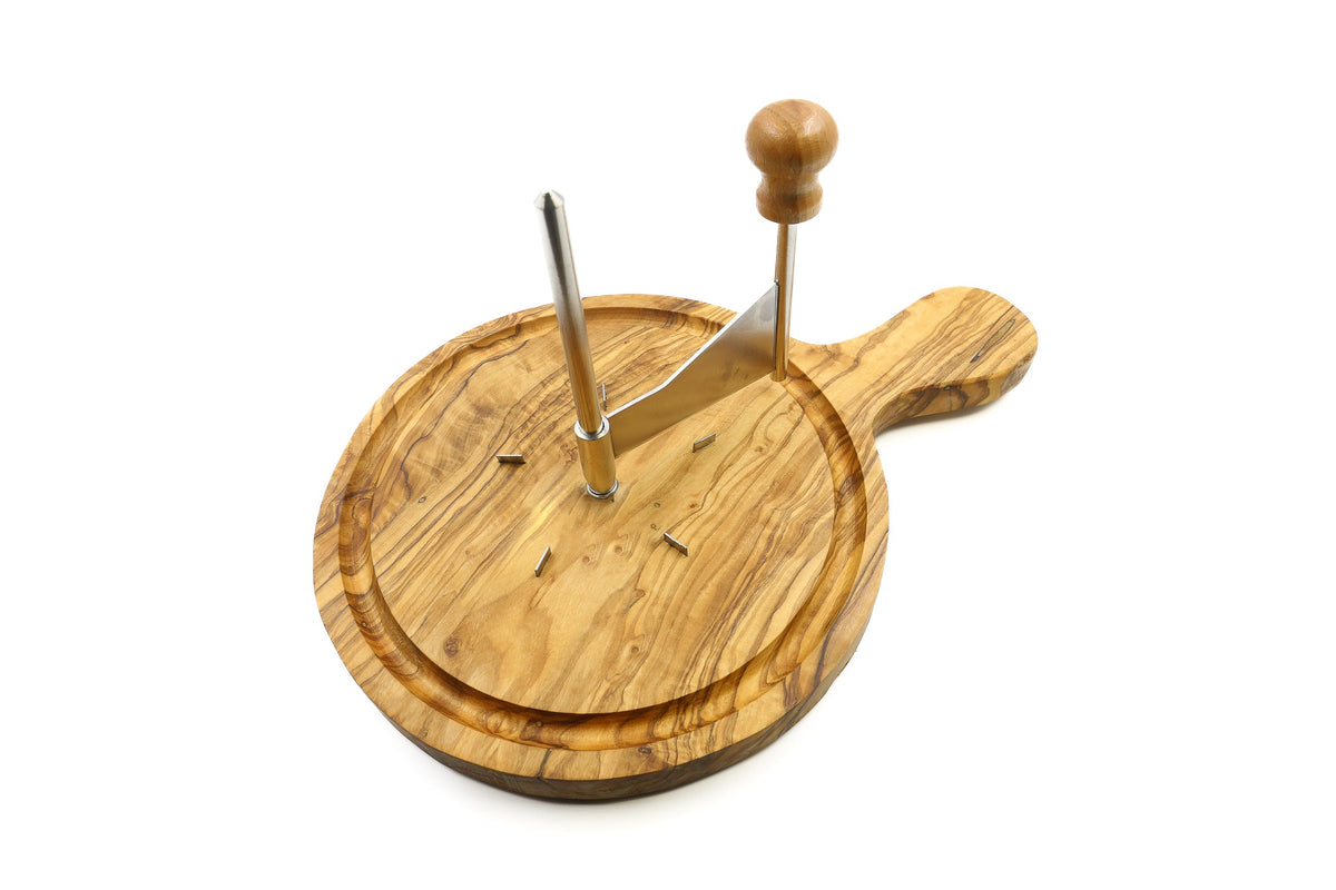 Girolle per Tête de Moine in legno d'ulivo – Deluxe