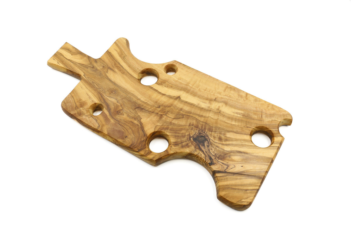 Tagliere a spicchio di formaggio in legno d'ulivo – foto 3