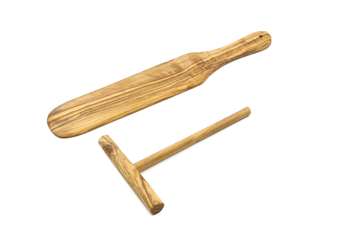 Set per crêpes in legno d'ulivo – Basic – foto 3