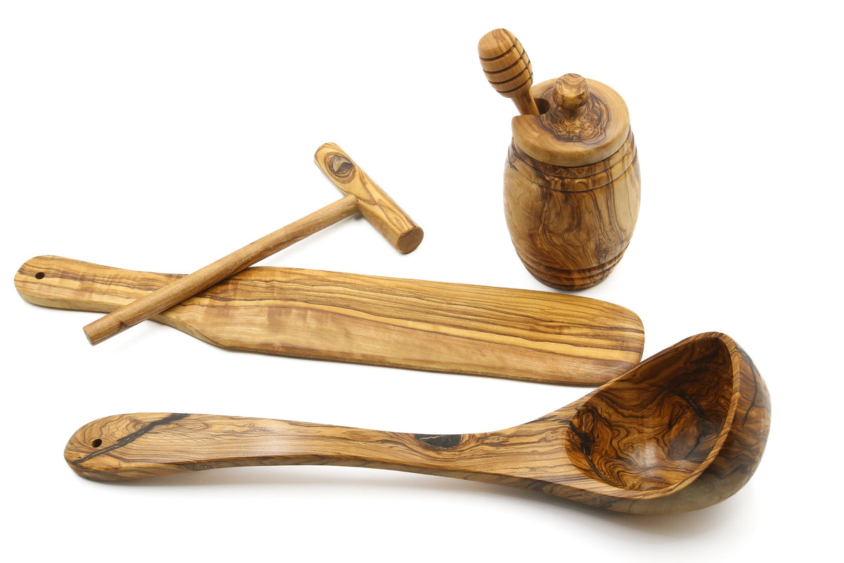 Set per crêpes in legno d'ulivo – Master – foto 5