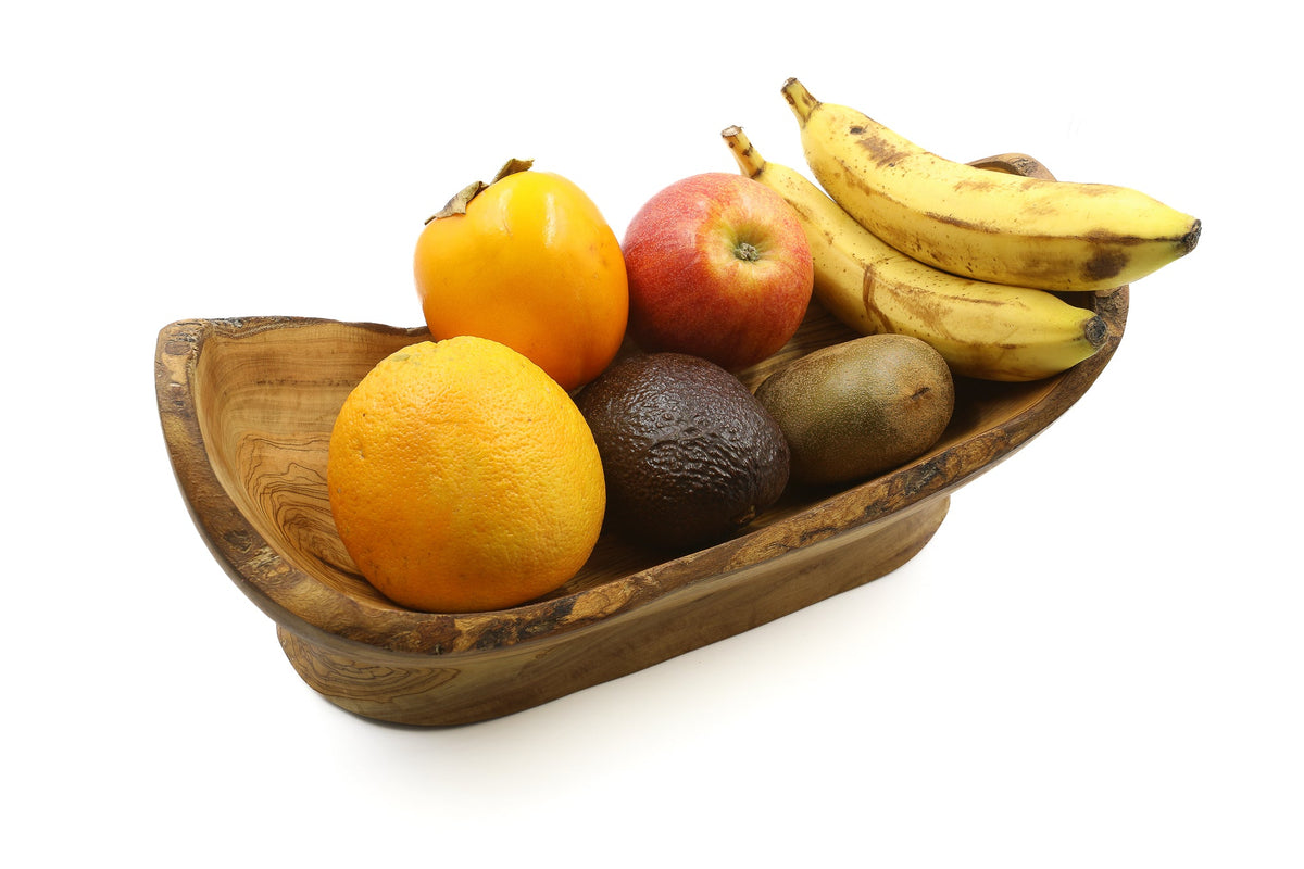Cesto per la frutta in legno d'ulivo senza manico – foto 11