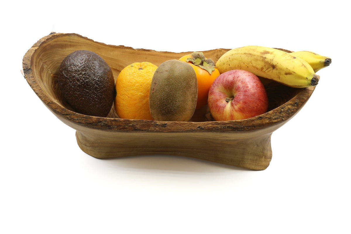 Cesto per la frutta in legno d'ulivo senza manico – foto 10