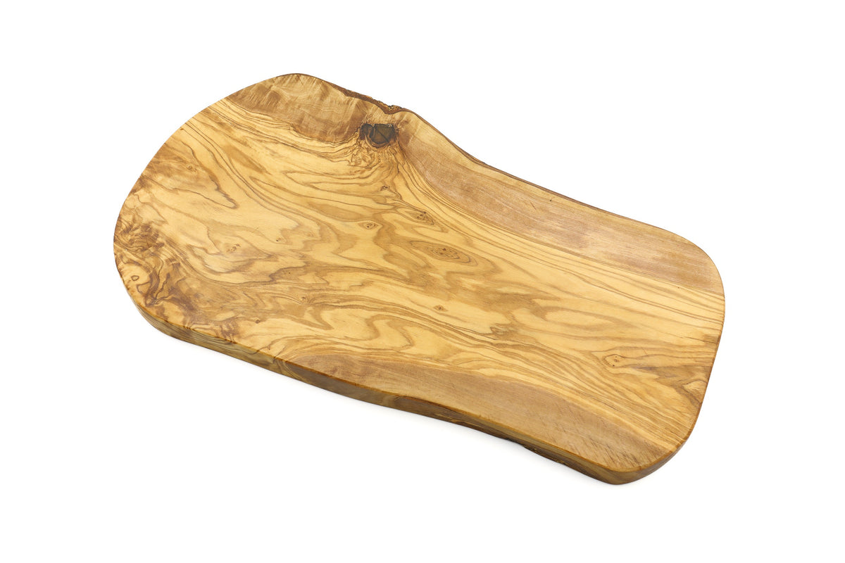 Tagliere rustico irregolare in legno d'ulivo – foto 5