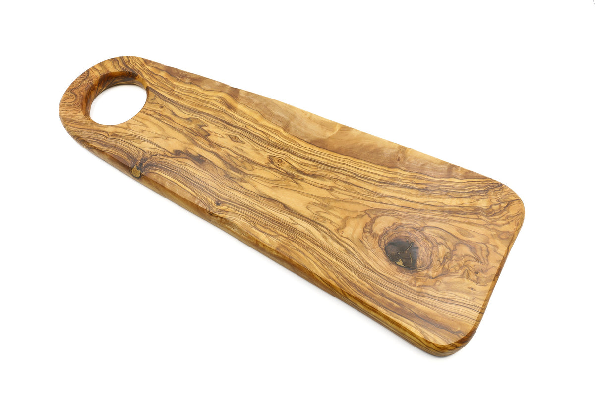Tagliere ovale in legno d'ulivo – foto 4