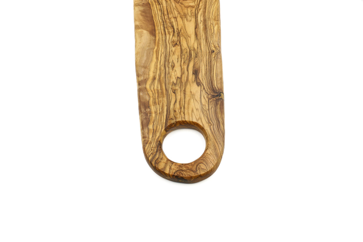 Tagliere ovale in legno d'ulivo – foto 5