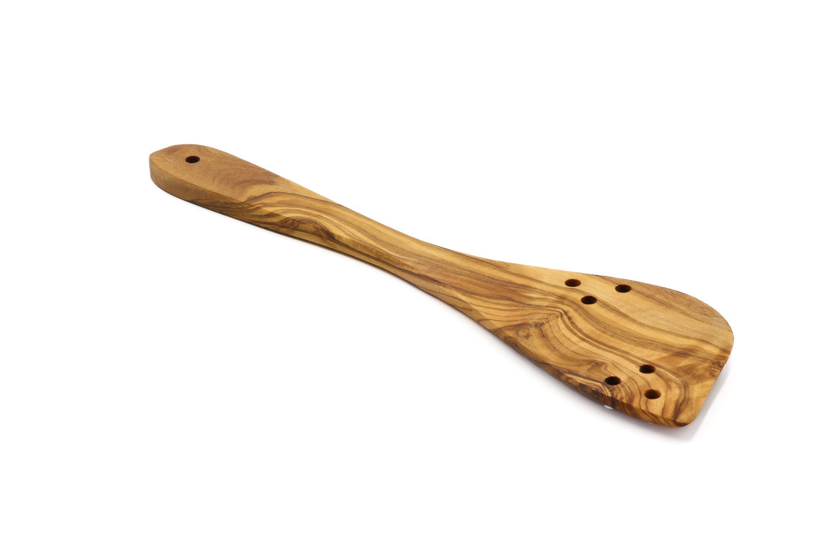 Spatola forata in legno d'ulivo – foto 15