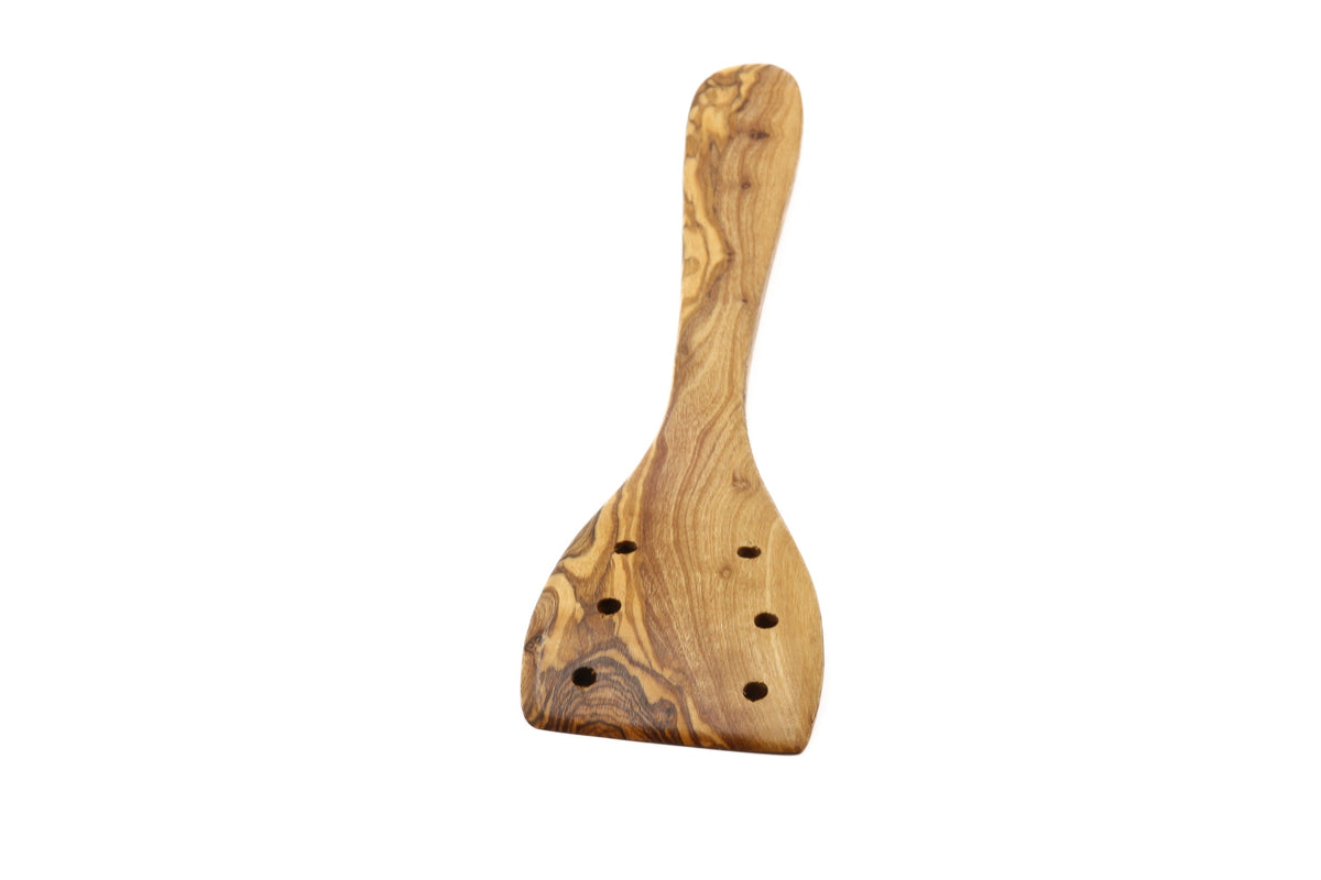 Spatola forata in legno d'ulivo – foto 11
