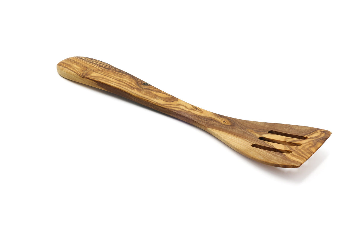 Spatola forata in legno d'ulivo – foto 9