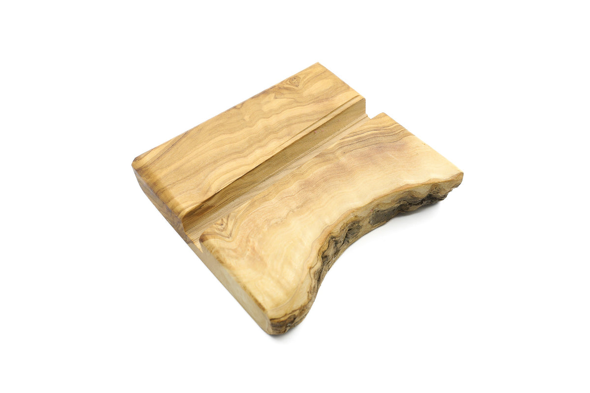 Supporto per telefono o tablet in legno d'ulivo – foto 14