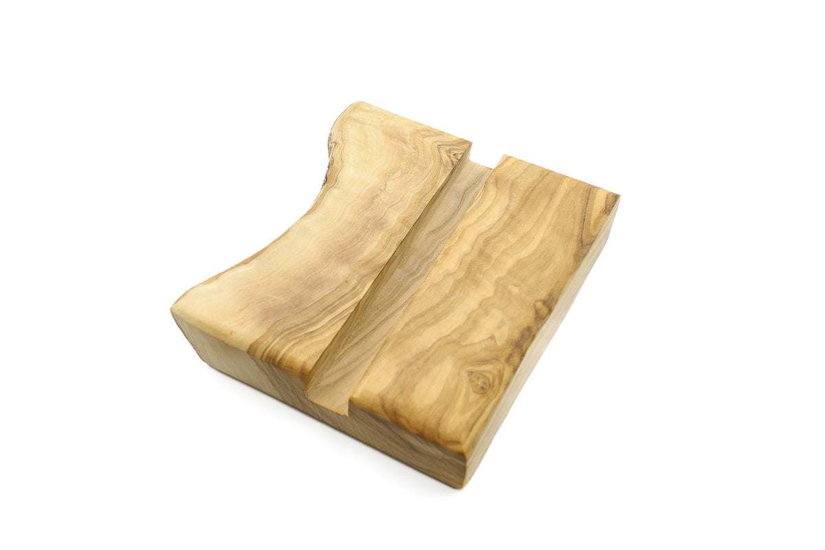 Supporto per telefono o tablet in legno d'ulivo – foto 13