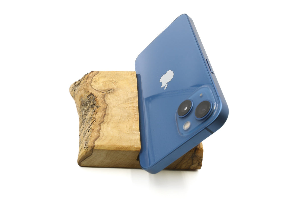 Supporto per telefono o tablet in legno d'ulivo – foto 7