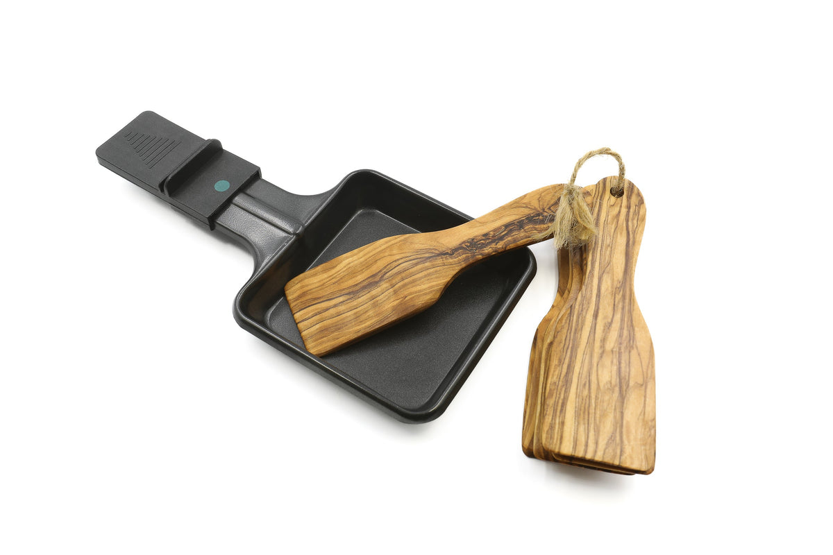 Spatole per raclette in legno d'ulivo – set da 6 – foto 5