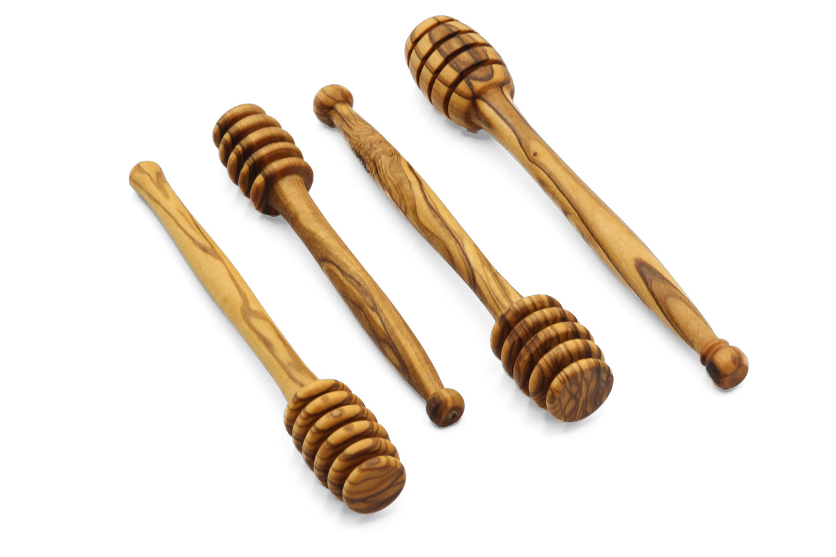 Bastoncino per miele in legno d'ulivo – foto 6