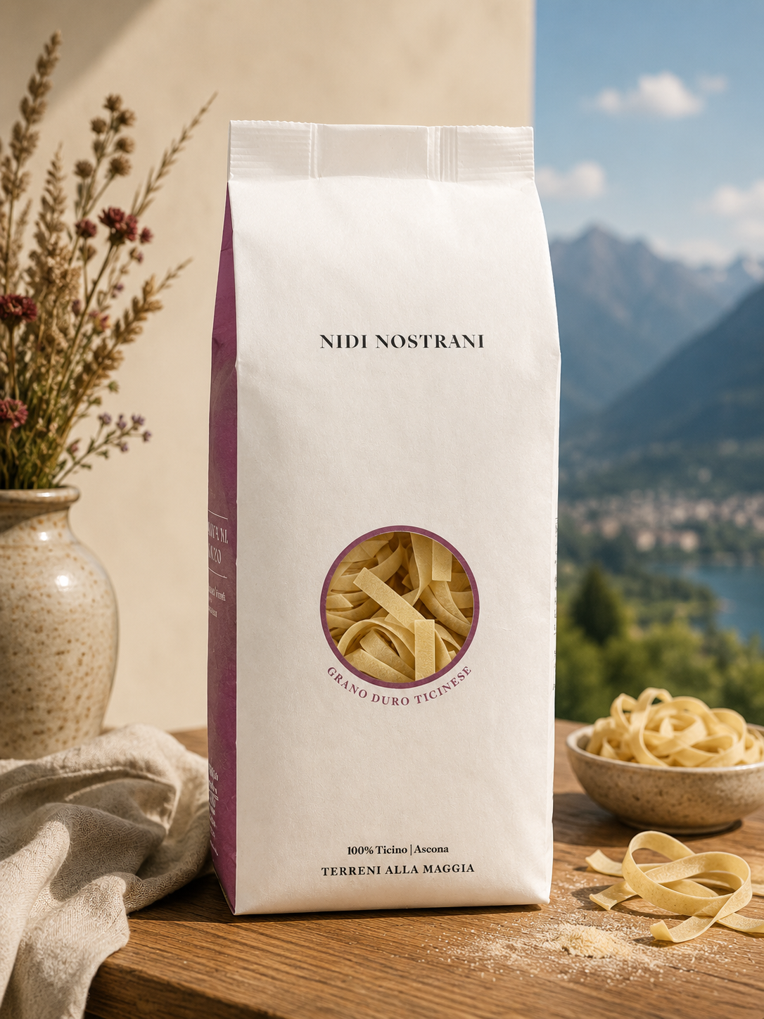 Nidi Nostrani – 100% grano duro ticinese 500 g