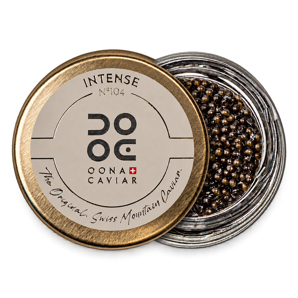 Caviale Oona N°104 Intense – vasetto 50 g su fondo bianco