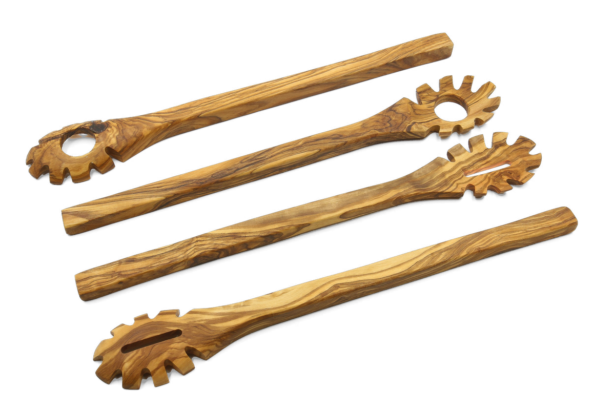 Forchettone per pasta in legno d'ulivo – foto 13