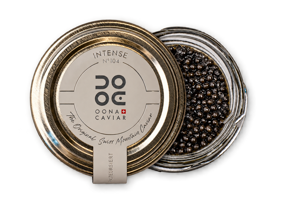 Caviale Oona N°104 Intense – vasetto 20 g su fondo bianco
