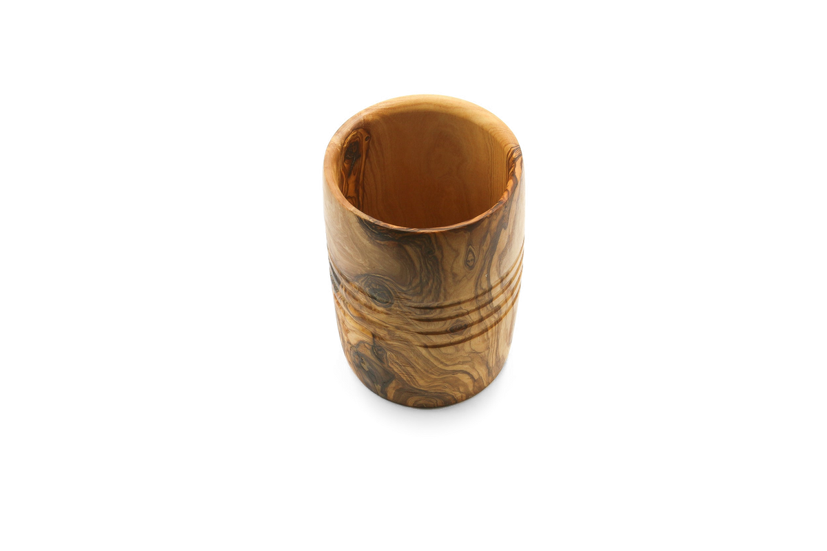 Portautensili in legno d'ulivo – dettaglio