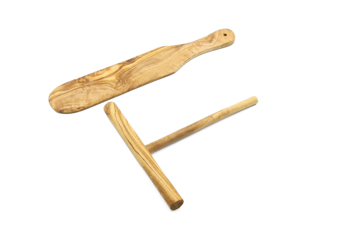 Set per crêpes in legno d'ulivo – Basic – foto 5