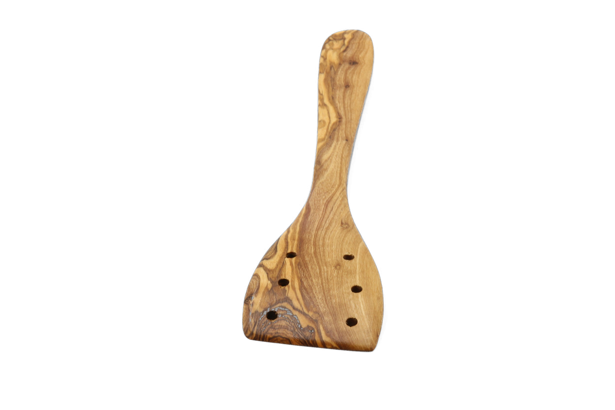 Spatola forata in legno d'ulivo – foto 11