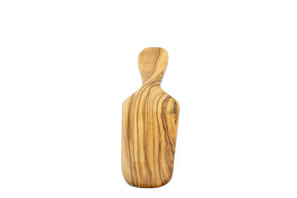 Spatola lunga curva in legno d'ulivo – foto 15
