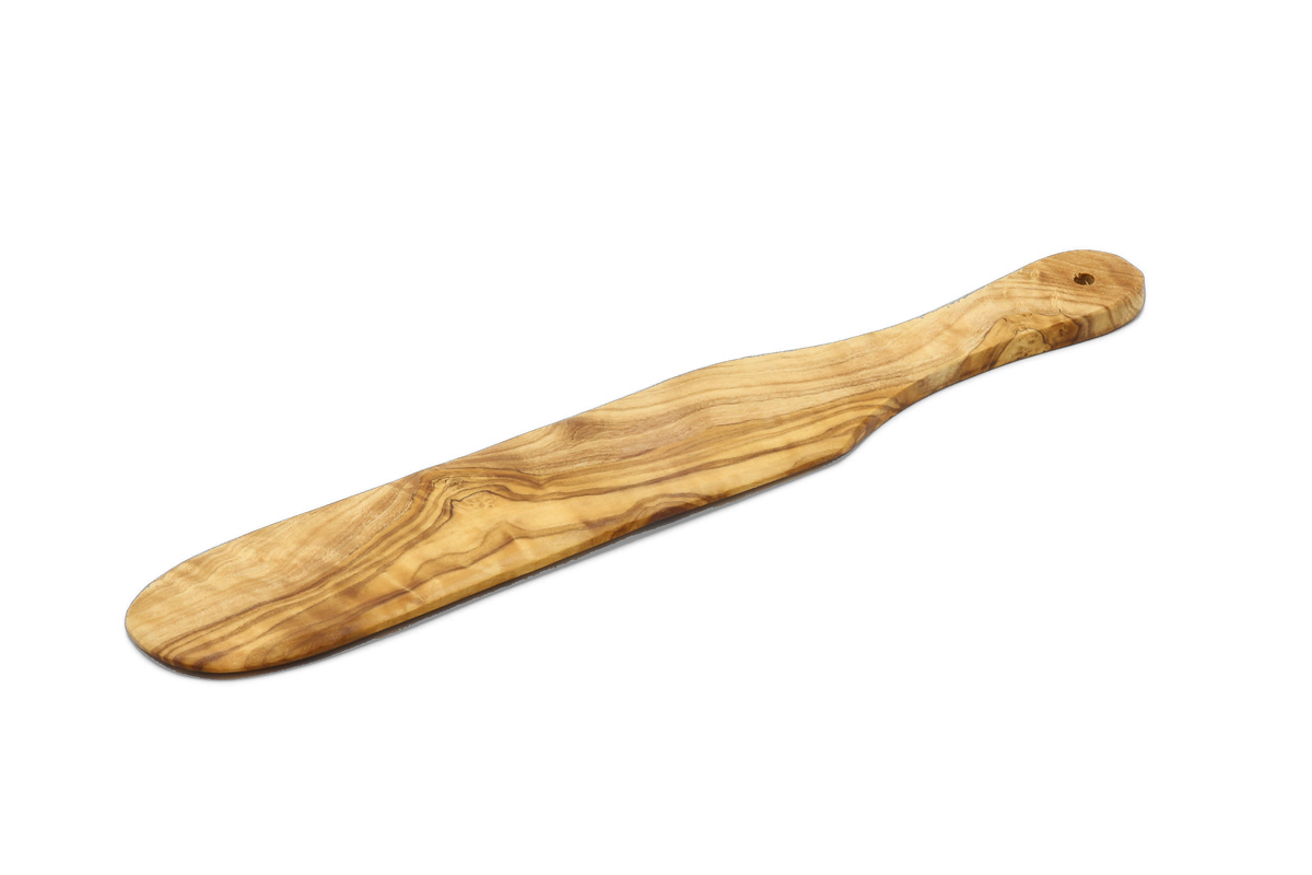 Spatola per crêpes in legno d'ulivo