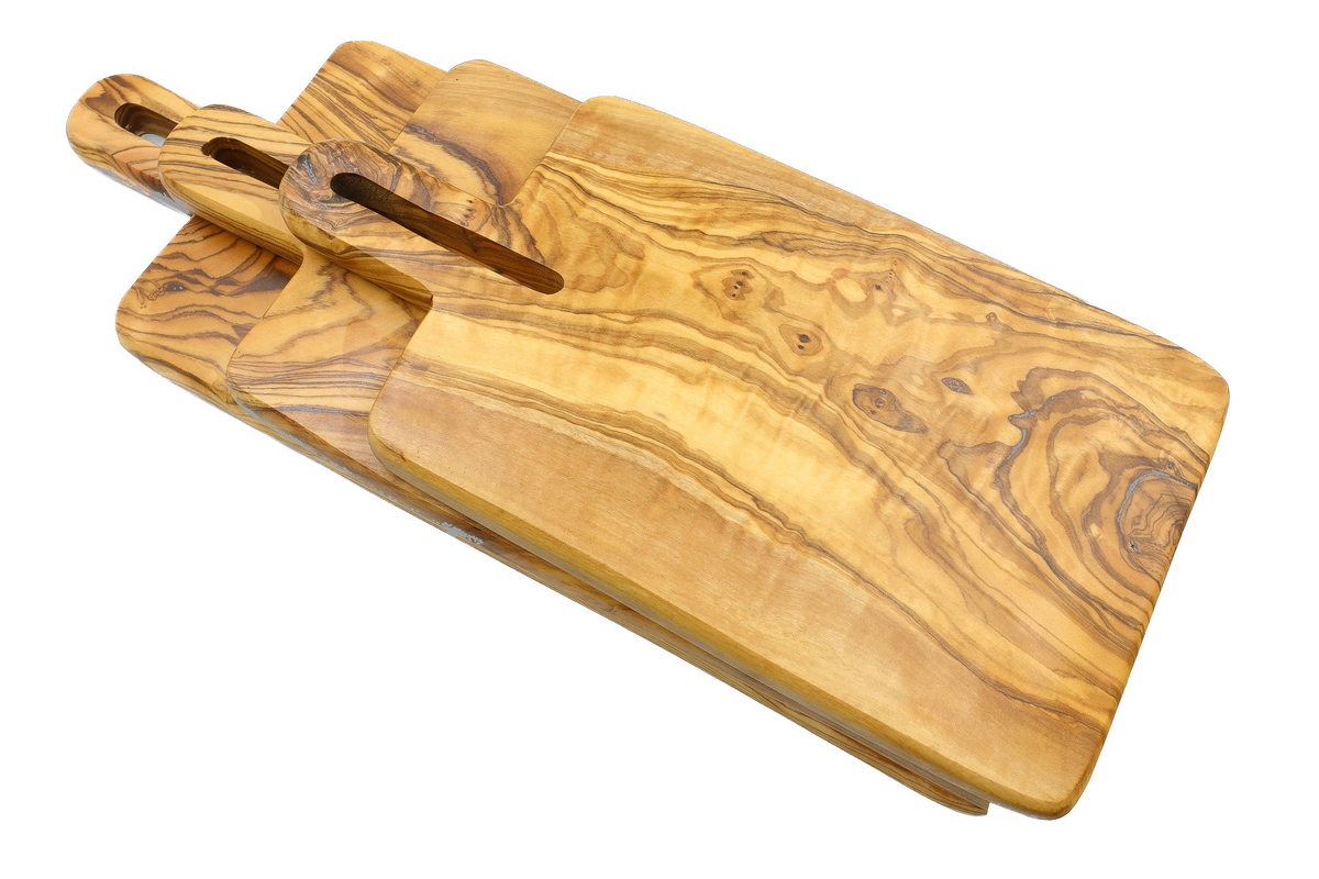 Tagliere da portata in legno d'ulivo