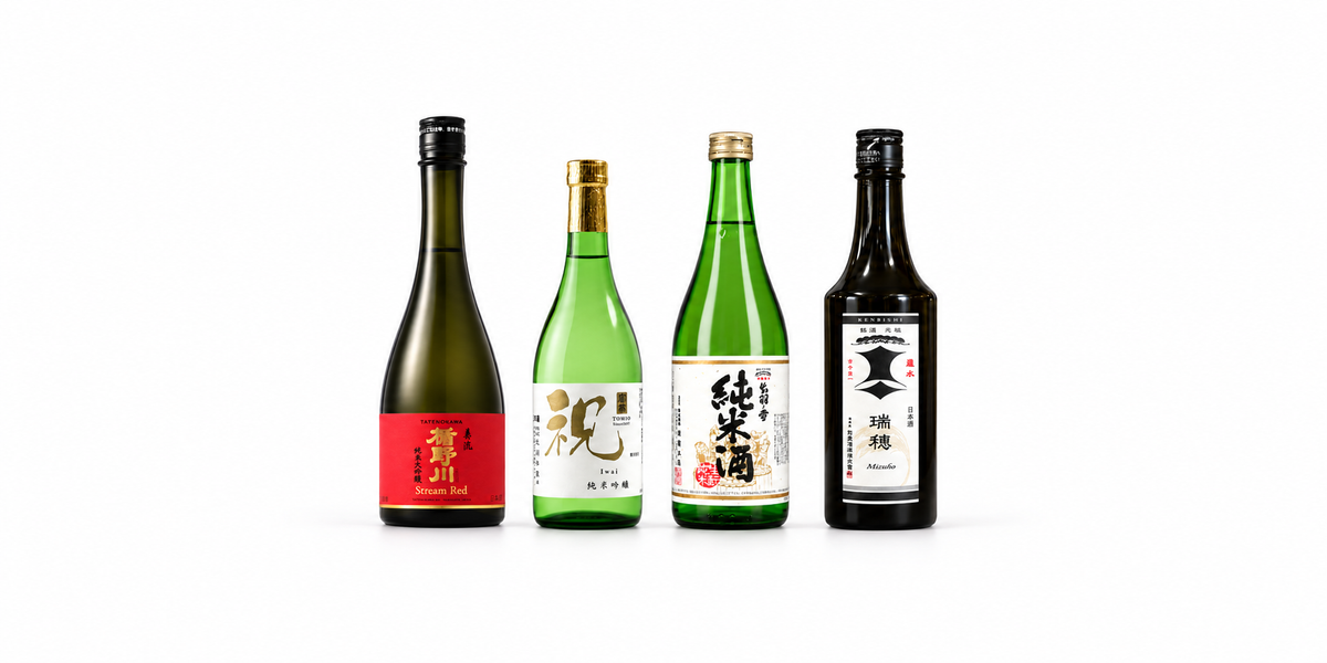 Quattro sake giapponesi della selezione SAPORI.WORLD