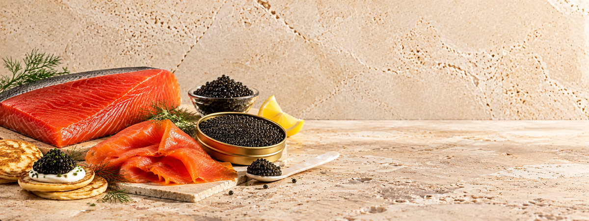 Pesce selvaggio e caviale