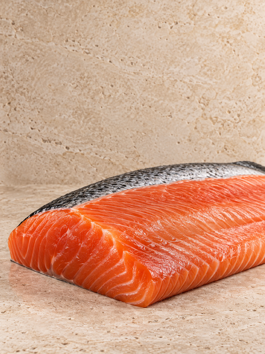 Salmone King Selvaggio Crudo – Wild Salmon
