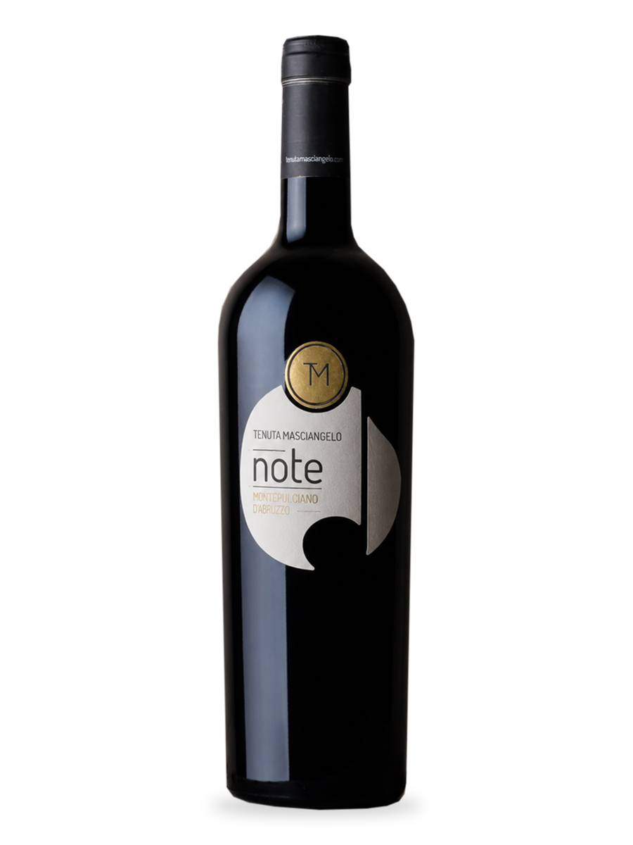 Note Oro Tenuta Masciangelo – sola bottiglia su sfondo trasparente