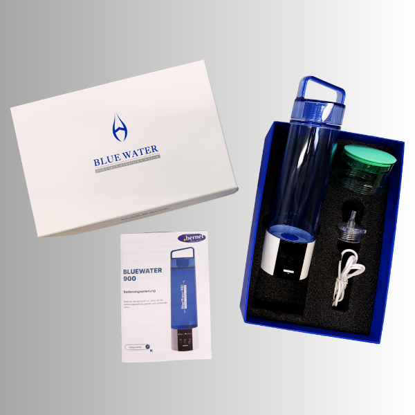 Blue Water – Wasserstoff-Wasserflasche | Energiereiches, antioxidatives Trinkwasser