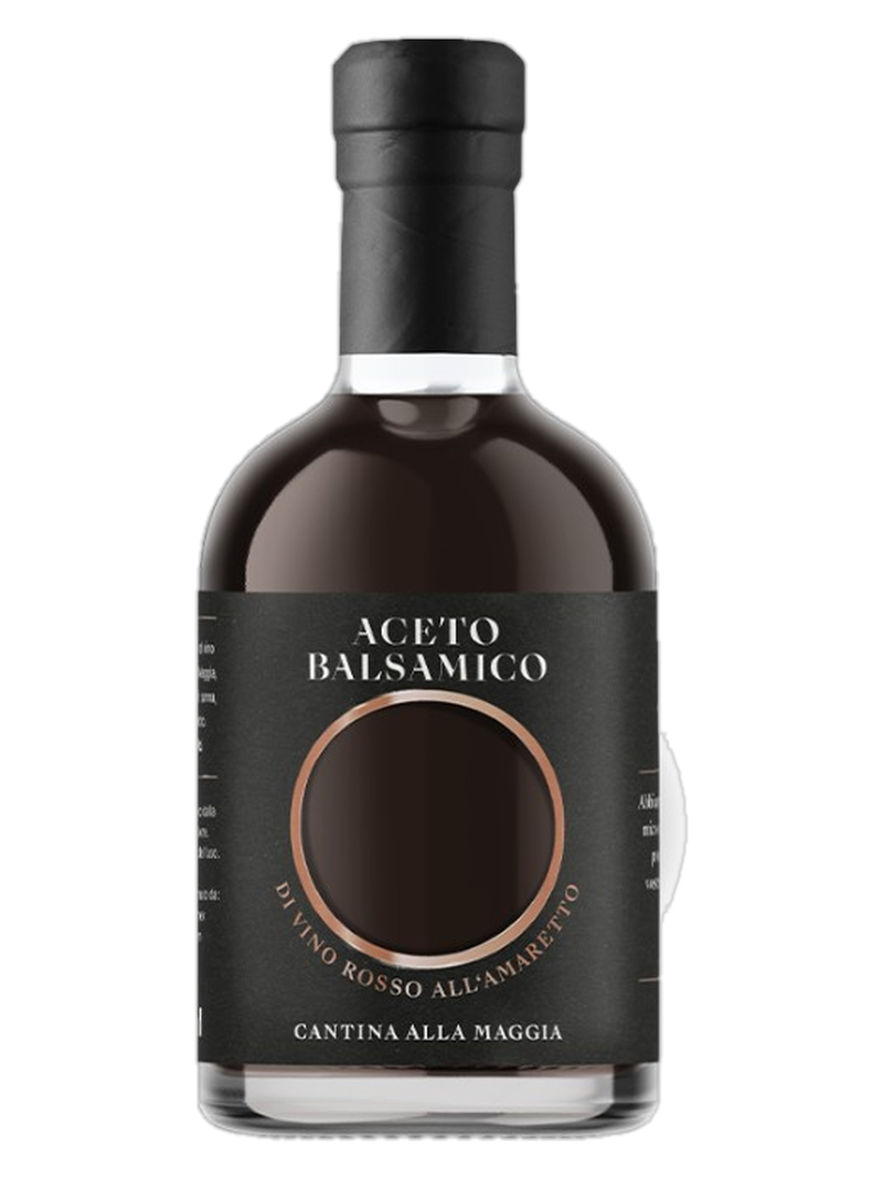 Aceto Balsamico di Vino Rosso all'Amaretto 25 cl.