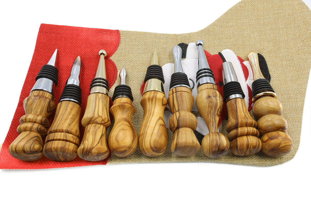 Tappo per bottiglia in legno d'ulivo – foto 18