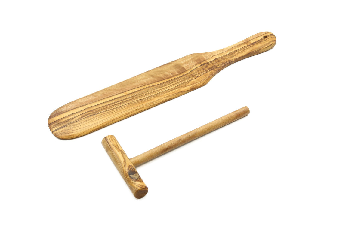 Set per crêpes in legno d'ulivo – Basic – foto 4