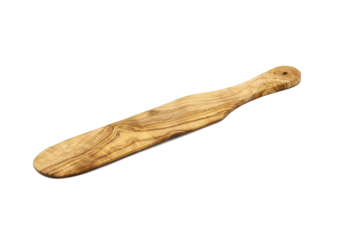 Spatola per crêpes in legno d'ulivo