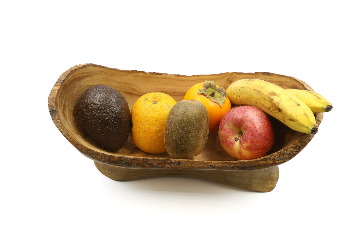 Cesto per la frutta in legno d'ulivo senza manico – foto 12