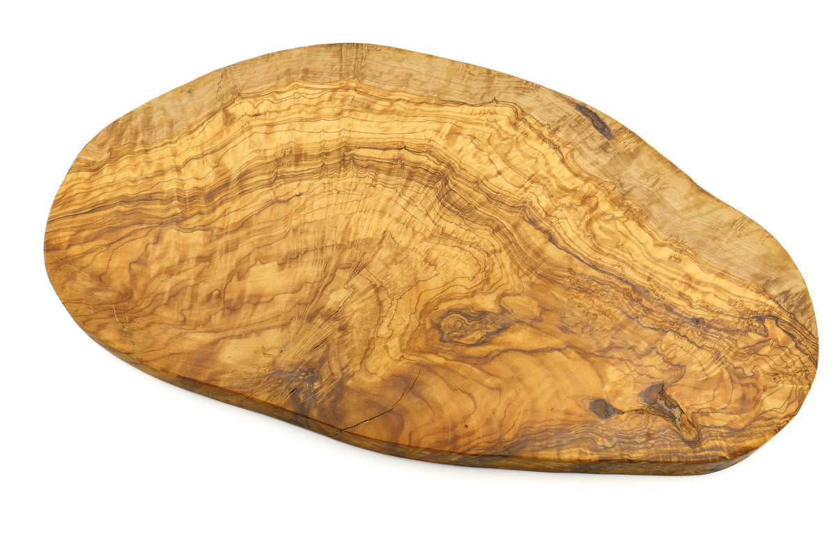 Tagliere rustico irregolare in legno d'ulivo – foto 13