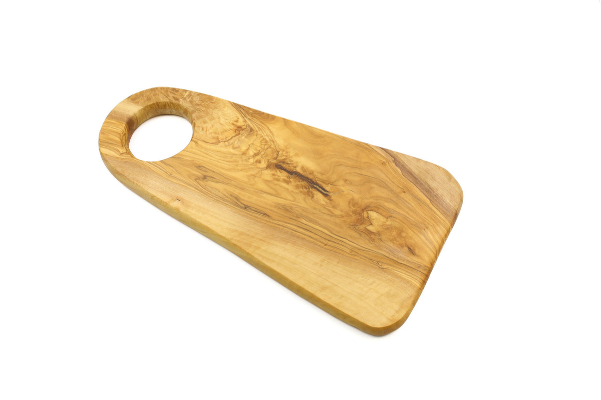 Tagliere ovale in legno d'ulivo – foto 2