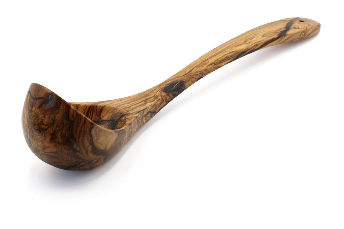 Mestolo in legno d'ulivo – foto 3
