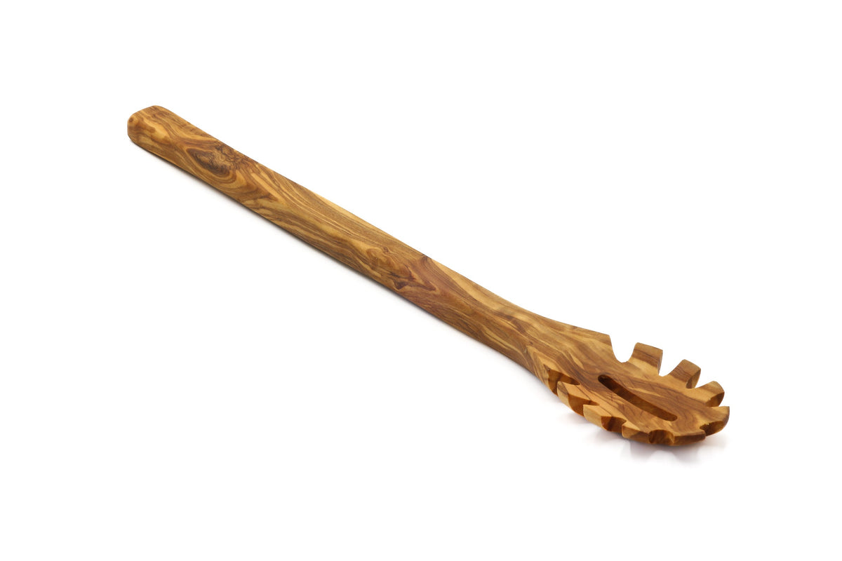 Forchettone per pasta in legno d'ulivo – foto 8