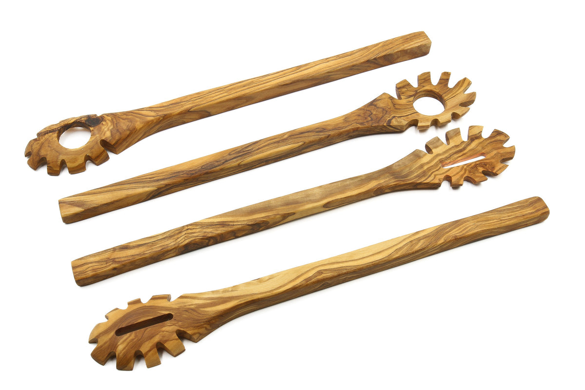 Forchettone per pasta in legno d'ulivo – foto 13