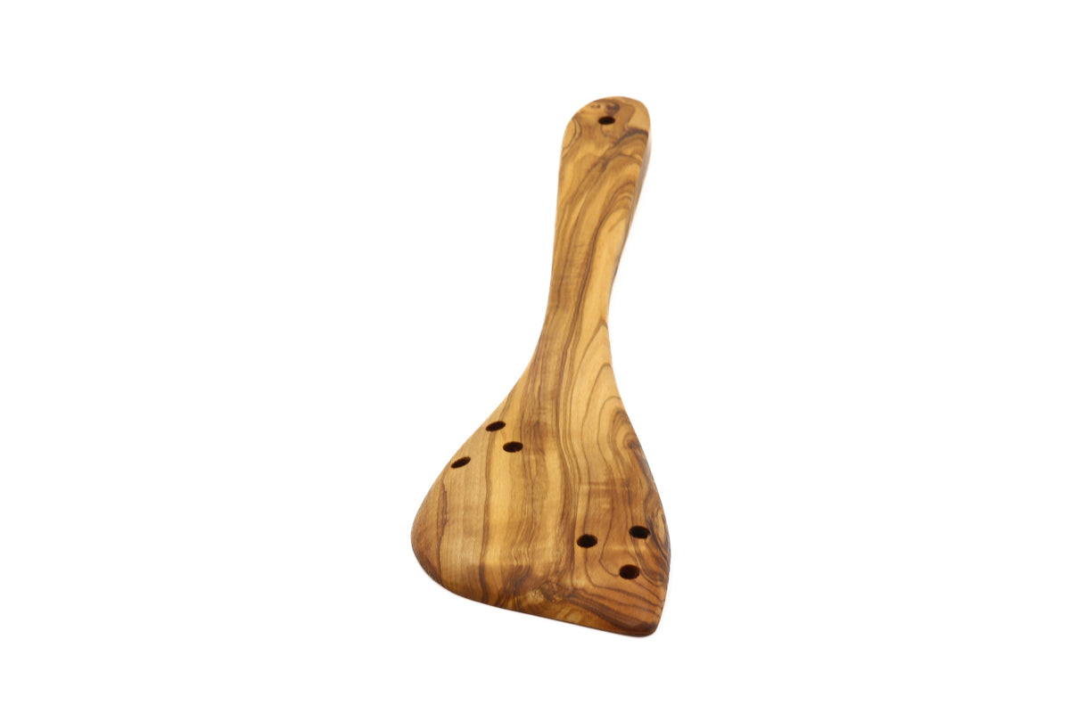 Spatola forata in legno d'ulivo – foto 14