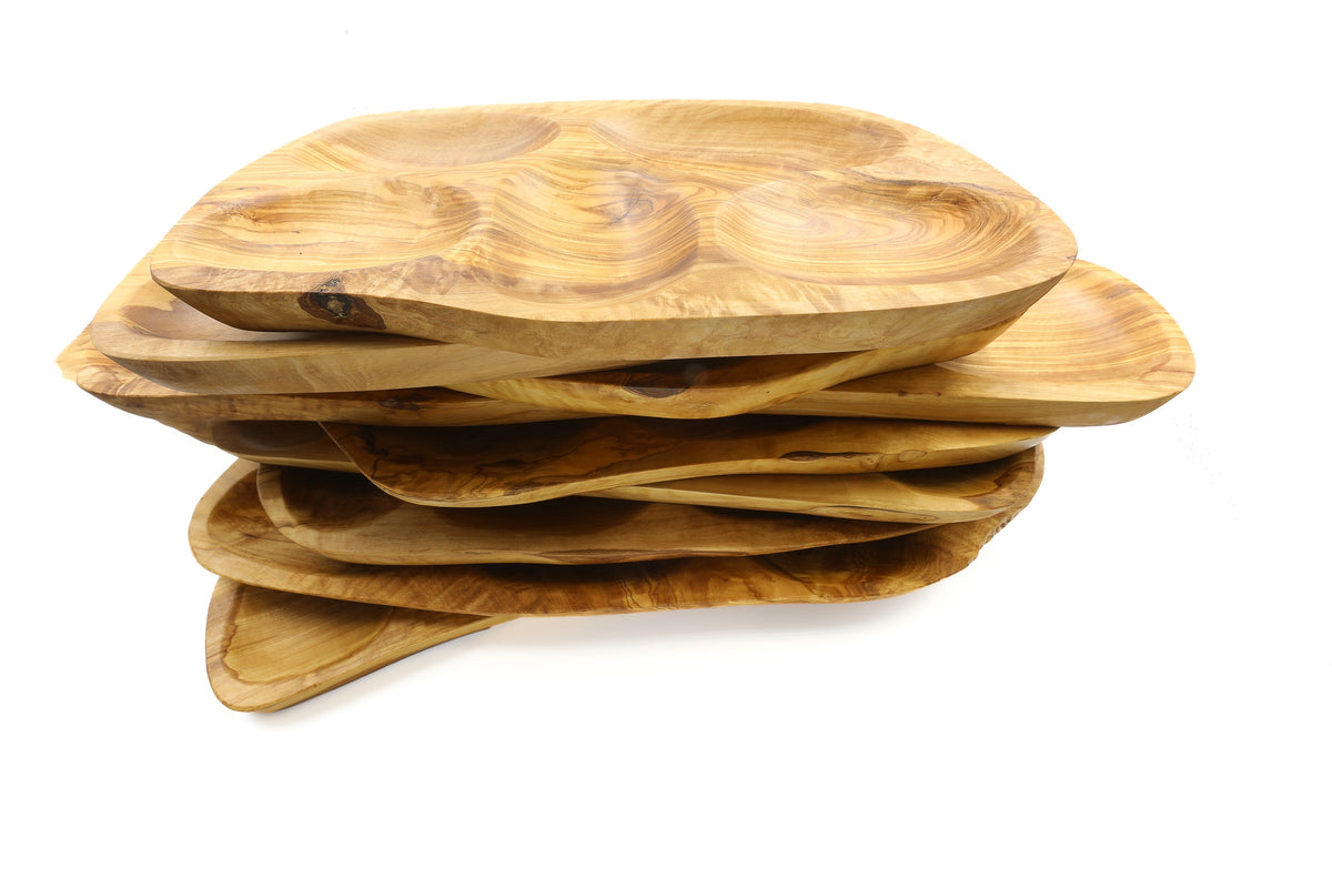 Vassoio per antipasti a scomparti in legno d'ulivo – foto 25