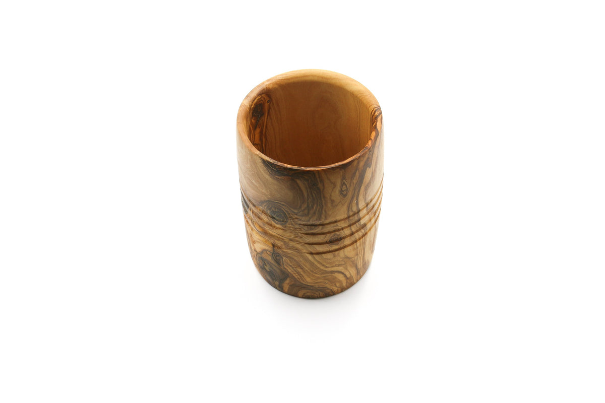 Portautensili in legno d'ulivo – dettaglio