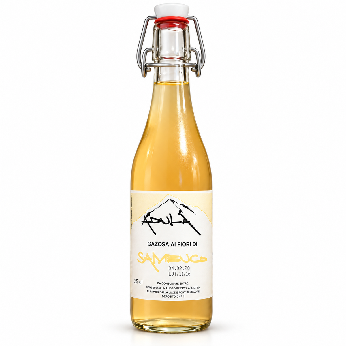 Gazosa Adula ai Fiori di Sambuco 35 cl