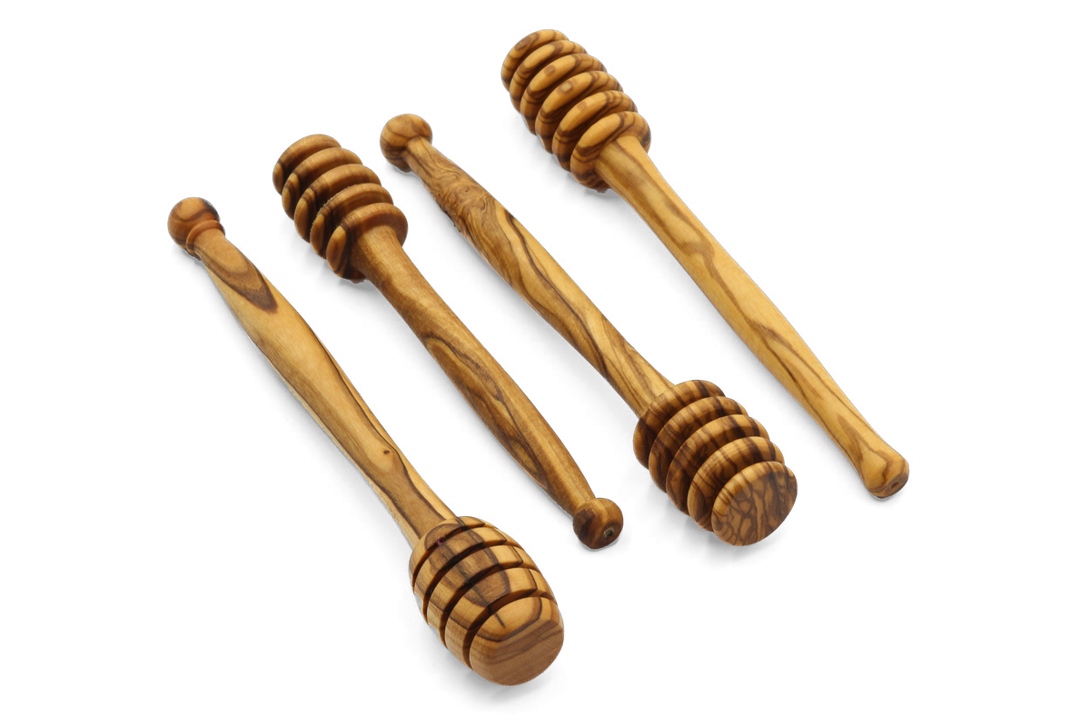 Bastoncino per miele in legno d'ulivo – foto 5